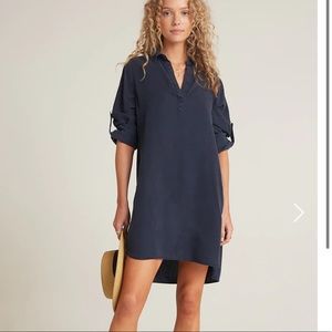 NWOT Bella Dahl long sleeve A-line shirt dress